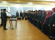 Bupati Sahrujani Resmi Lantik 68 Kepala Sekolah Baru di Kabupaten HSU