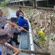 Sambut Hari Bhayangkara ke-80, Polres HSU Gelar Aksi Bersih-Bersih Sungai. (Dok. Istimewa)