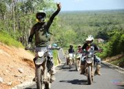 Bukan Sekadar Hobi, Ratusan Rider Trail HSU Gelar Touring Sambil Tanam Pohon