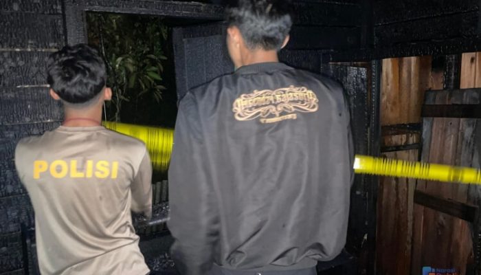 Kebakaran di Palampitan Hulu HSU, Satu Rumah Kosong Hangus Terbakar