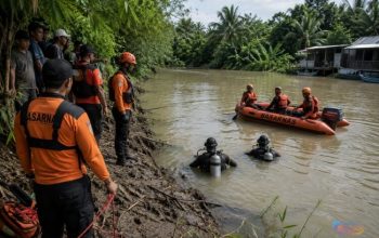 Diduga Terpeleset Saat Cari Rebung, Wanita 50 Tahun di Banjar Hanyut di Sungai. (Dok. Ilustrasi AI)