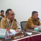 Sekda HSS, Muhammad Noor mengikuti Bimtek Kabupaten/Kota Antikorupsi Tahun 2026 yang digelar oleh KPK RI secara virtual. (Dok. Istimewa)