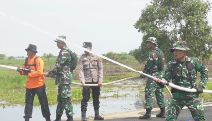 Antisipasi Kemarau, Kodim 1001/HSU-BLG Gelar Simulasi Penangaman Karhutla