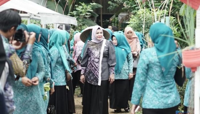 Sambangi Kecamatan Sungai Raya, Hj. Mustaidah Bina AKU HATINYA PKK dan Posyandu