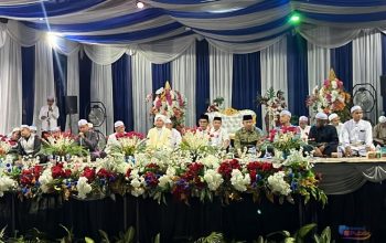 Sambut 1 Muharram, Desa Sirap Balangan gelar Tabligh Akbar bareng Habib Rifky Alaydrus. (Dok. Narasi Publik)