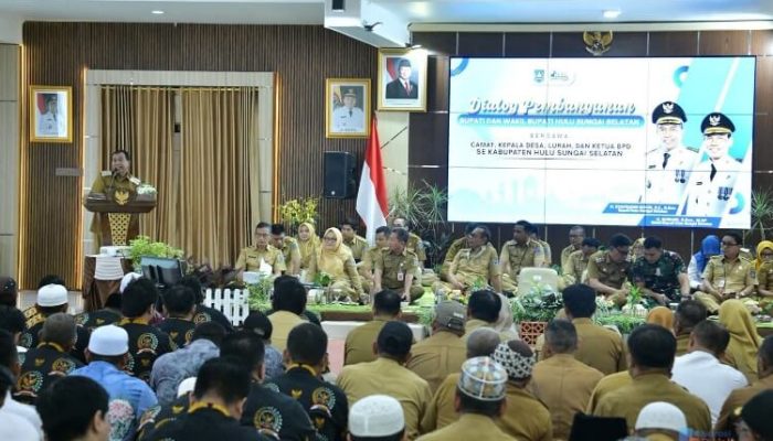 Pemkab HSS Gelar Dialog Pembangunan Bersama Pemerintah Desa