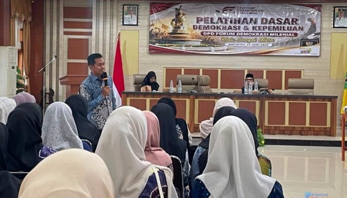 Tatap Pemilu 2029, KPU Kalsel Ajak Generasi Muda HSU Berperan Aktif dalam Demokrasi