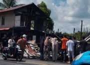 Rumah dan Kios di Desa Teluk Daun HSU Hangus Dilalap Jago Merah