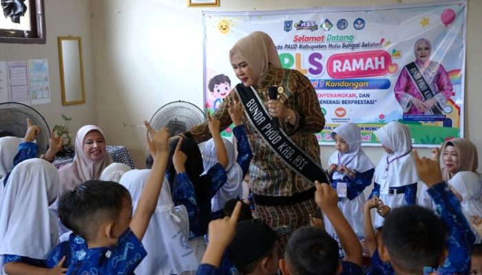 Bunda PAUD HSS Beri Motivasi di Pelaksanaan MPLS TK Negeri 1 Kandangan