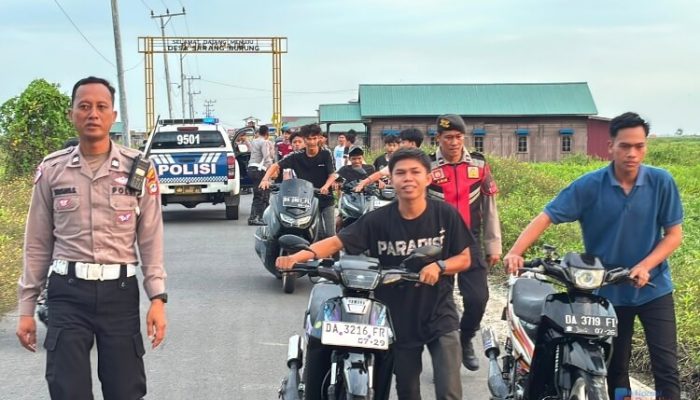 Resahkan Warga, Polisi Bubarkan Aksi Balap Liar di Danau Panggang