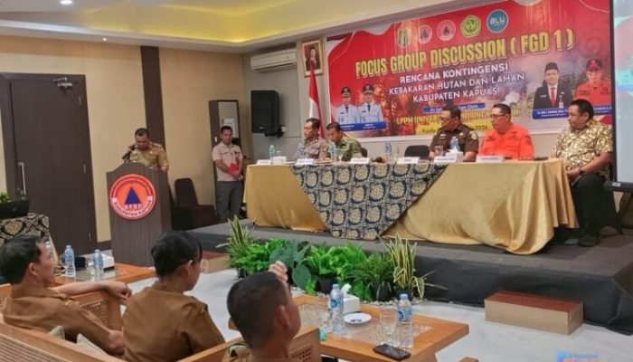 Wujudkan Kapuas Bebas Asap, Wabup Dodo Pimpin FGD Penanganan Karhutla