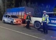 Satlantas HSU Sisir Jalanan Kota, Kendaraan Berstrobo dan ODOL Jadi Target Patroli