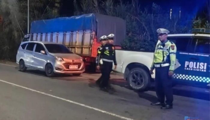 Satlantas HSU Sisir Jalanan Kota, Kendaraan Berstrobo dan ODOL Jadi Target Patroli