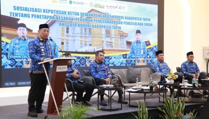 Perkuat Keuangan Organisasi, Wabup Tapin Benahi Iuran Korpri ASN
