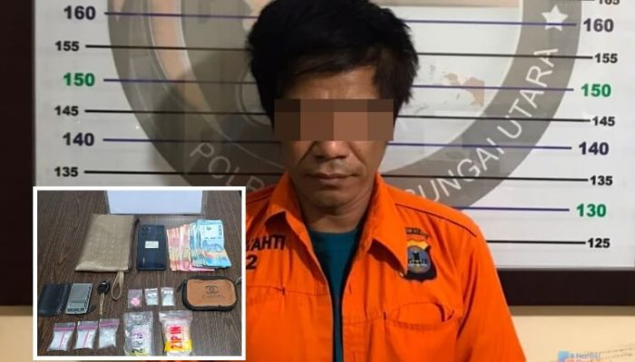 Pengembangan Kasus Ekstasi, Polres HSU Gulung Residivis Narkoba di HST