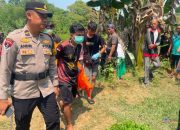 Inafis Polres HSU Olah TKP Penemuan Jasad Bayi di Sungai Desa Keramat