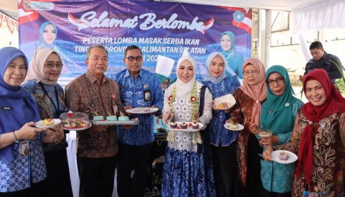 Gandeng DKP, TP PKK Kalsel Gelar Lomba Masak Serba Ikan Cegah Stunting
