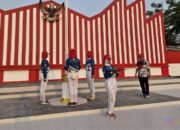 Paskibraka HSU Tetap Semangat Latihan di Tengah Paparan Kabut Asap