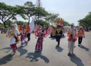 Semarak HUT ke-81 RI, Bupati Tapin Lepas Peserta Karnaval Kemerdekaan