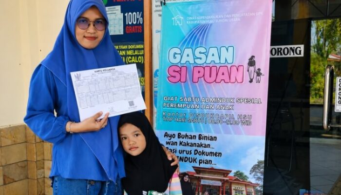 Disdukcapil HSU Dekatkan Layanan Lewat Inovasi GASAN Si PUAN dan LAIS BATANAK