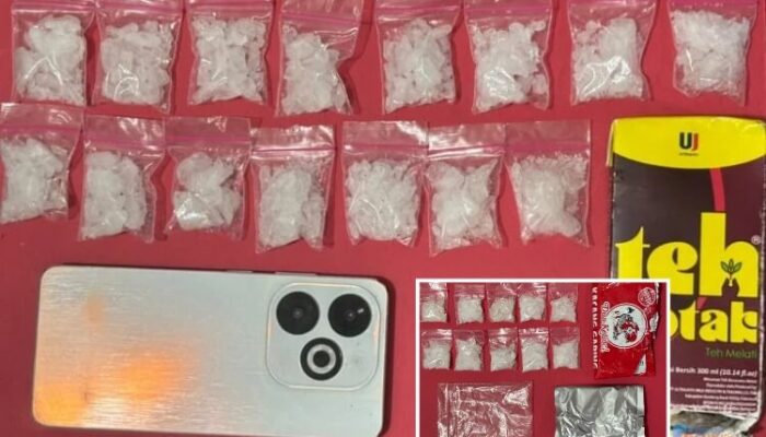 Bawa 120 Gram Sabu, Polres Tabalong Ciduk Seorang Pria di Belimbing Raya