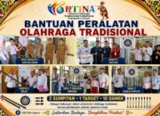 PORTINA Kapuas Salurkan Alat Olahraga Tradisional Sipet ke Lima Sekolah