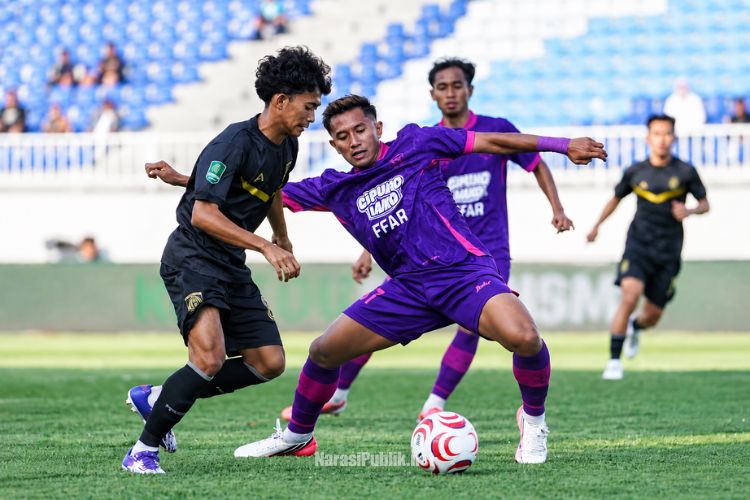 Pertandingan RANS Nusantara FC vs Persiba Balikpapan di Stadion Kanjuruhan pada Liga 2 Championship 2026/2027. (Dok: Persiba Balikpapan)