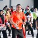 Wakil Bupati Kapuas, Dodo mengikuti senam bersama dengan ASN. (Dok: Istimewa)