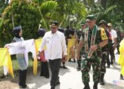 Bupati Kapuas Sambut Tim Wasev Mabes TNI di Lokasi TMMD ke 129 Desa Warna Sari