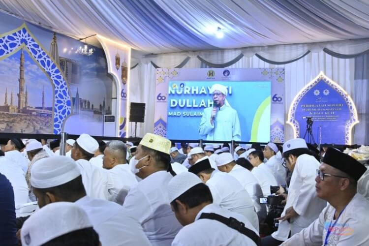 Ribuan jamaah hadiri Maulid Nabi SAW dan Haul ke-11 Hj Nurhayati. (Dok: Narasi Publik)