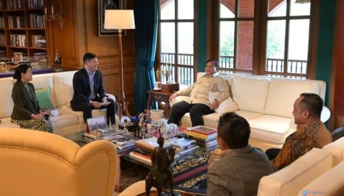 Presiden Prabowo Bahas Hubungan Bilateral Bersama Utusan AS di Hambalang