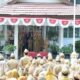 Wakil Bupati HSS, H Suriani memimpin Apel Gabungan di Halaman Kantor Bupati HSS. (Dok: Prokopim HSS)