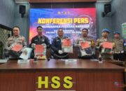 Sepekan Operasi, Polres HSS Gulung 5 Kasus Narkoba