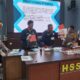Kapolres HSS, AKBP Awaluddin Syam memperlihatkan barang bukti ribuan obat terlarang yang berhasil disita dari tangan tersangka. (Dok: Narasi Publik)