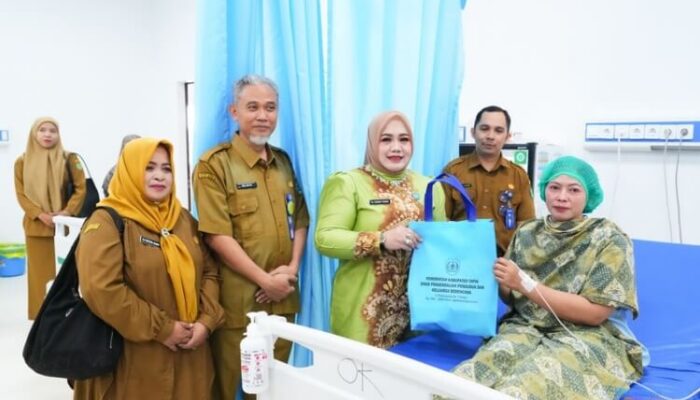 Kunjungi RSUD Datu Sanggul, Ketua TP PKK Tapin Tinjau Pelayanan KB MOW