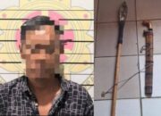 Bawa Tombak Saat Cekcok di SPBU Seradang, Seorang Pria Diringkus Polres Tabalong
