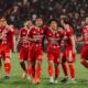 Pemain Bali United melakukan selebrasi usai mencetak gol ke gawang Isenmulang Kalteng FC di Stadion Kapten I Wayan Dipta pada lanjutan Super League 2026-2027. (Dok: Bali United)