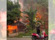 Pabrik Penggilingan Padi di Desa Sungai Rukam Tabalong Dilalap Jago Merah