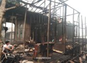 Api Mengamuk di Daha Barat HSS, 5 Rumah Warga Desa Bajayau Tengah Ludes Terbakar