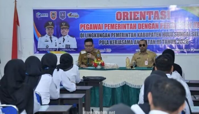 Buka Orientasi PPPK, Wabup HSS Beri Pembekalan untuk ASN Baru