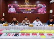 Polres Tapin Sita 33 Ribu Butir Ekstasi Dari Tangan Empat Tersangka