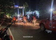 Diterjang Angin Kencang, Pohon Tumbang Tutup Akses Jembatan Antaludin Kandangan