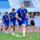 Pemain PSIM Yogyakarta melakukan sesi latihan jelang menghadapi Bhayangkara Presisi Lampung FC. (Dok: Istimewa)