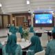 Ketua TP PKK HSS Hj Mustaidah Syafrudin Noor menerima kunjungan pembinaan dan evaluasi dari TP PKK Provinsi Kalsel di Pendopo Bupati HSS. (Dok: Prokopim HSS)