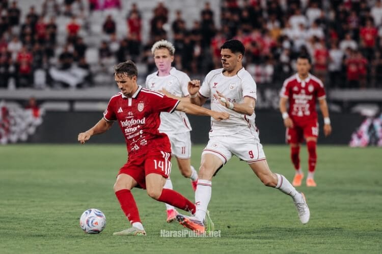 Bali United tampil dominan saat menjamu Garudayaksa FC dengan kemenangan 5-0 di Stadion Kapten I Wayan Dipta, Gianyar. (Dok: Bali United)