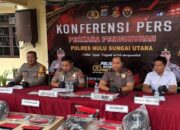 Polres HSU Ungkap Motif Kasus Pembunuhan Pria Berhelm di Amuntai Selatan