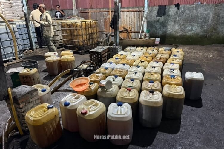 Polda Riau menindak dugaan praktik penyalahgunaan BBM bersubsidi. (Dok: Istimewa)