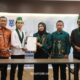 Bupati HSS H Syafrudin Noor menghadiri Pelantikan Pengurus HMI dan KOHATI Cabang Kandangan masa bakti 2026–2027. (Dok: Prokopim HSS)
