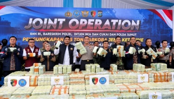 Penyelundupan 1.16 Ton Narkotika Digagalkan, WNA Taiwan Jadi Tersangka