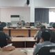 Komisi III DPRD HSS menggelar rapat kerja bersama pihak eksekutif dalam pembahasan Ranperda RTRW Tahun 2026-2046. (Dok: Istimewa)